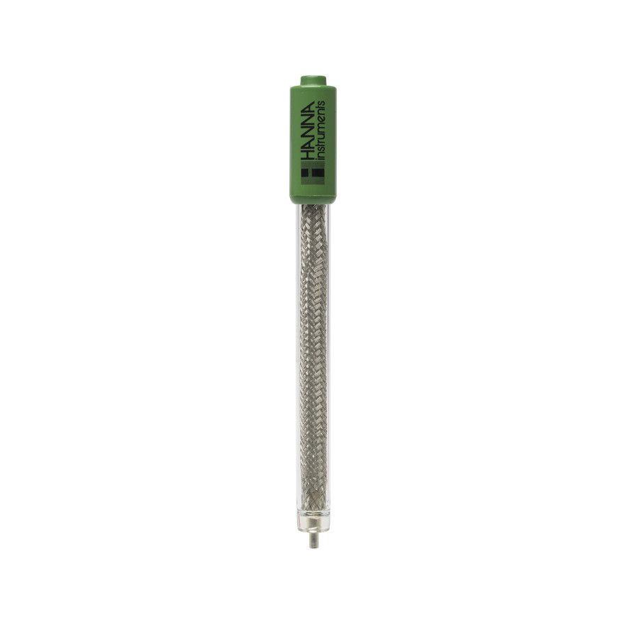 Électrode rédox séparée, capteur argent, corps en verre, connecteur BNC, câble 1 m