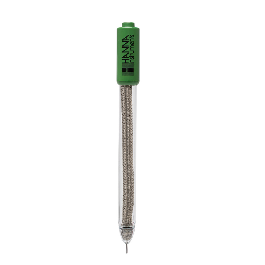 Électrode rédox séparée, capteur platine, corps en verre, connecteur BNC, câble 1 m