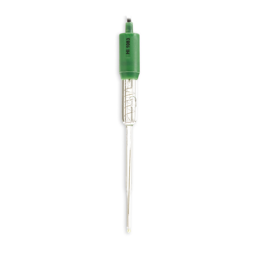 Micro-électrode pH combinée pour échantillons <100 µL, connecteur BNC, câble 1 m