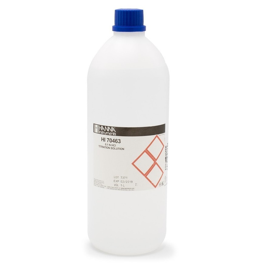 Réactifs de titration 0,1 N HCl, 1 L