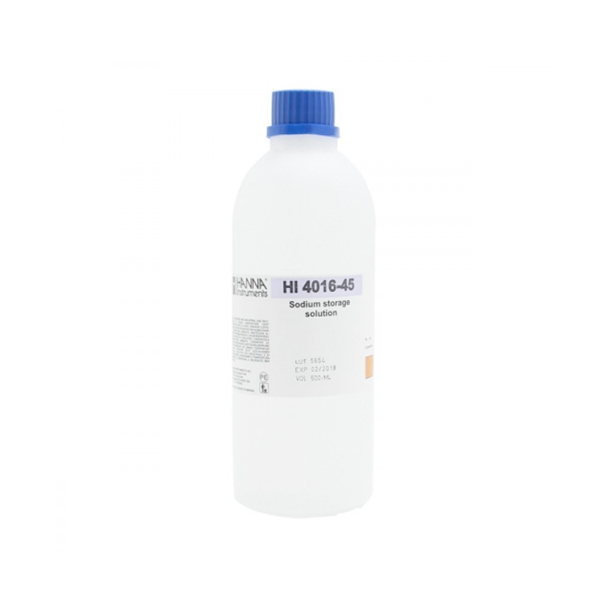 Solution de conservation pour électrode ISE sodium, bouteille 500 mL