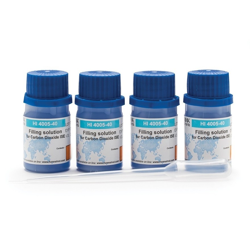 Solution de remplissage dioxyde de carbone, 4 x 30 mL