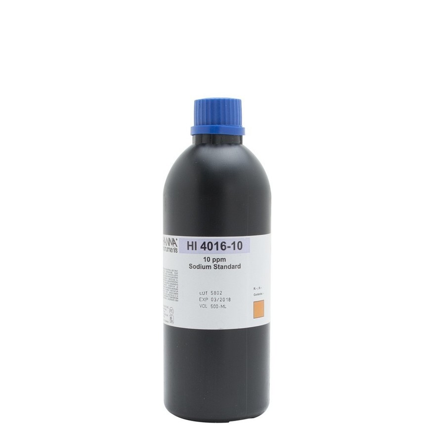 Solution d'étalonnage pour sodium, 10 mg/L, bouteille 500 mL