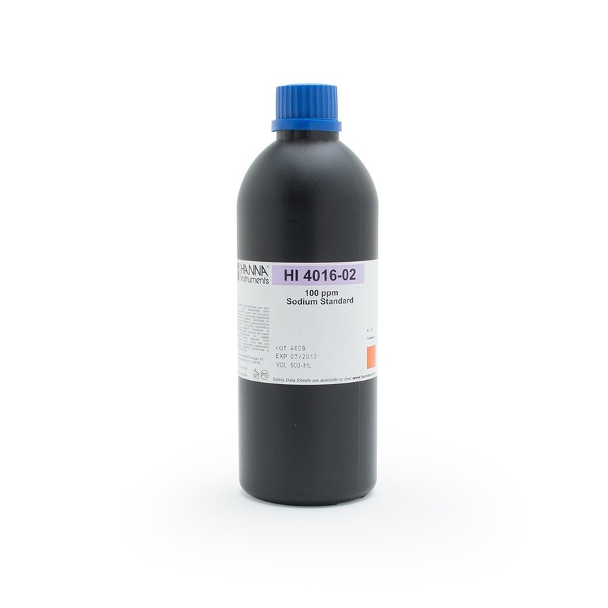 Solution d'étalonnage pour sodium, 100 mg/L, bouteille 500 mL