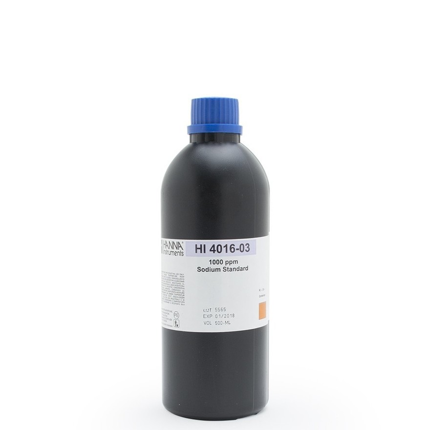 Solution d'étalonnage pour sodium, 1000 mg/L, bouteille 500 mL