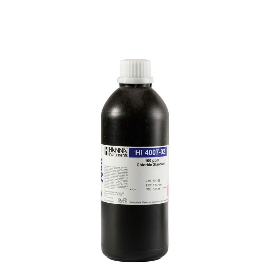 Solution étalon 100 mg/L chlorures, 500 mL