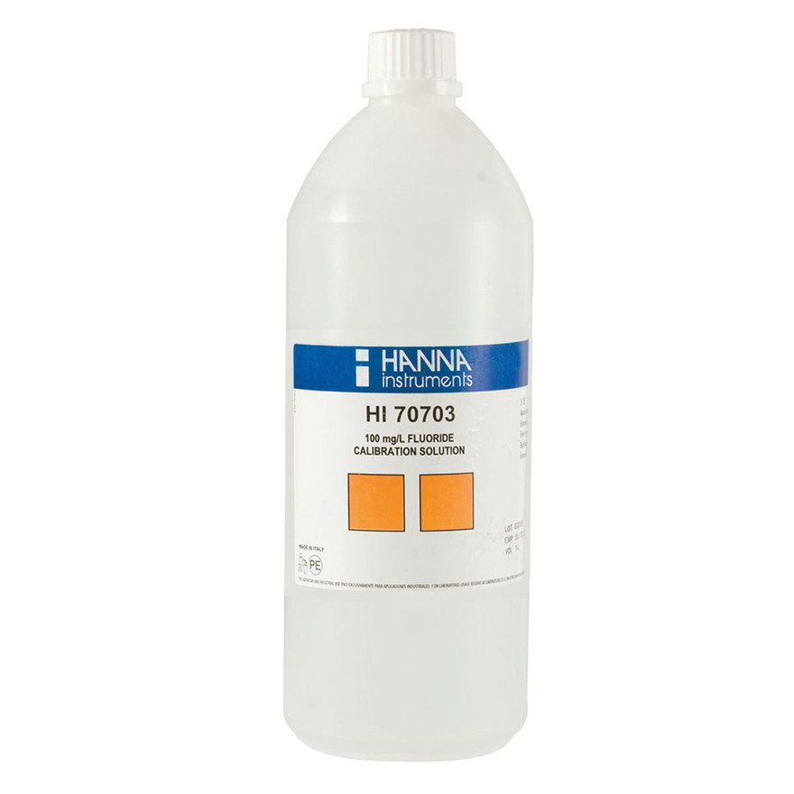 Solution fluorures 100 mg/L, bouteille 1 L