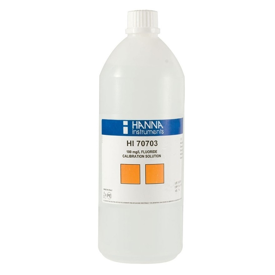 Solution fluorures 100 mg/L, bouteille 500 mL