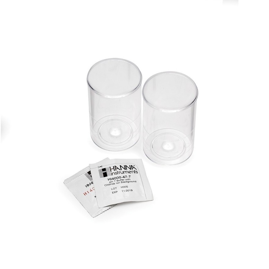 Solution tampon pH 4 et pH 7 avec chlorures, 10 de chaque