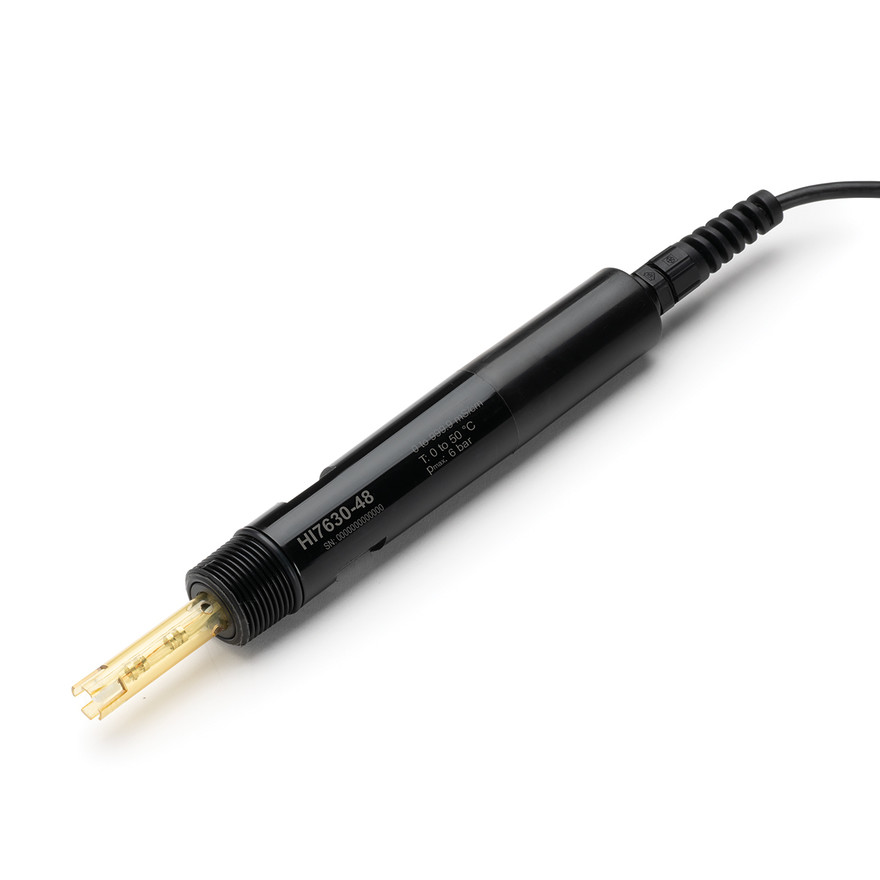 Sonde de conductivité industrielle à 4 anneaux platine, câble 10 m