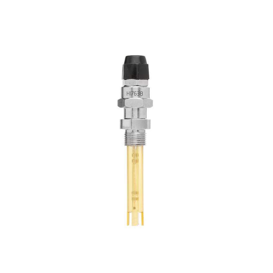 Sonde EC 4 anneaux, max 5 bars, 120 °C, corps PEI et verre, DIN