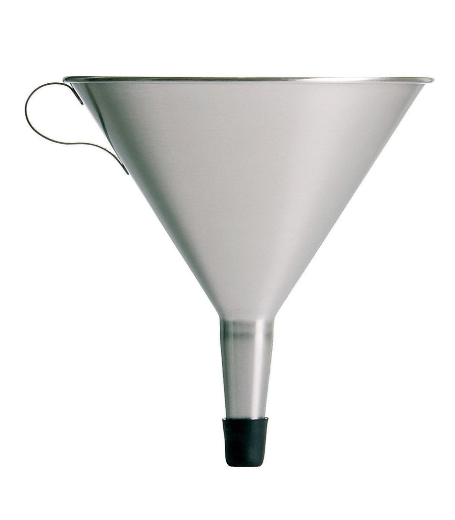 Entonnoir inox avec filtre professionnel - Ø intérieur 25 cm