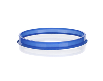 Bague anti-goutte bleu pour flacons ISO GL45, Simax