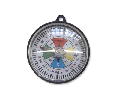 Boussole en plastique, 55 mm