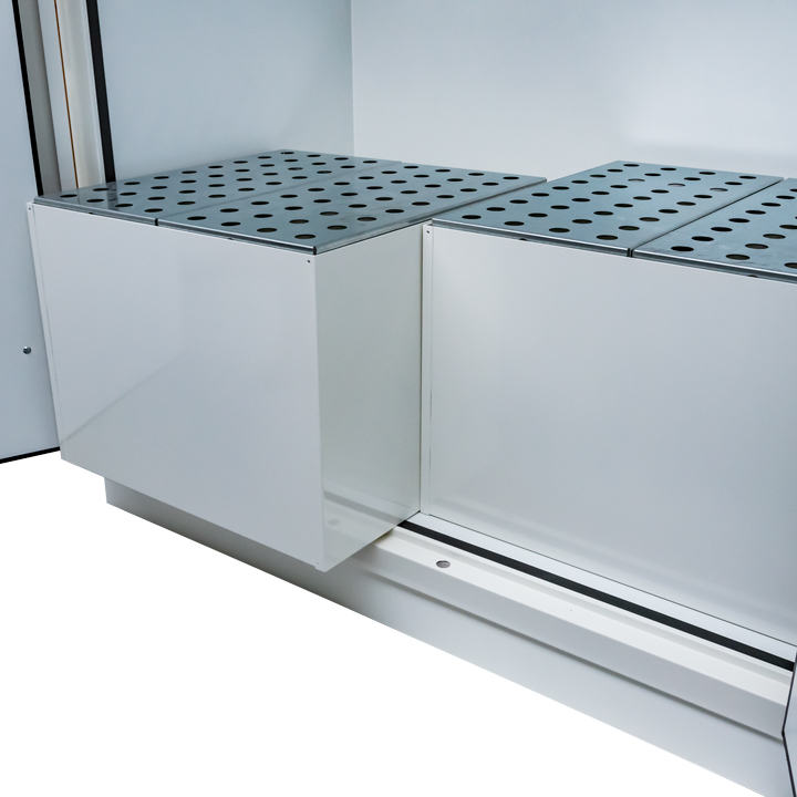 Palette de rétention pour 1 fût de 200 litres