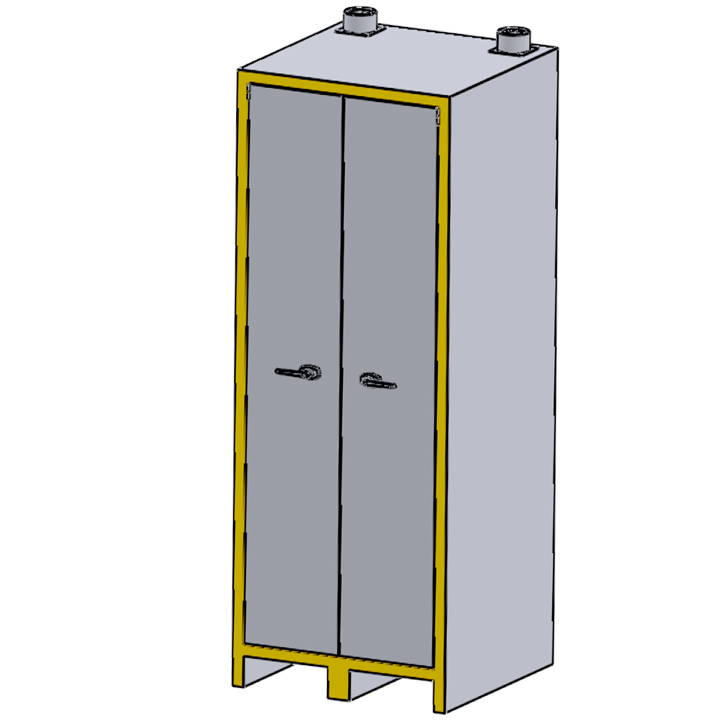 Armoire de sécurité EN 14470-1 30 minutes - 1 fût