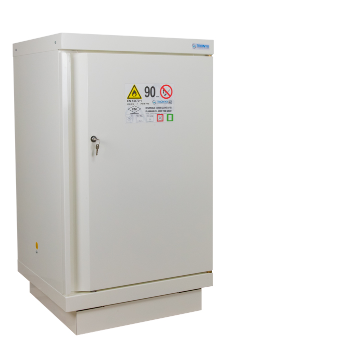Armoire de sécurité EN 14470-1 90 minutes - Comptoir 1 porte - 2 compartiments