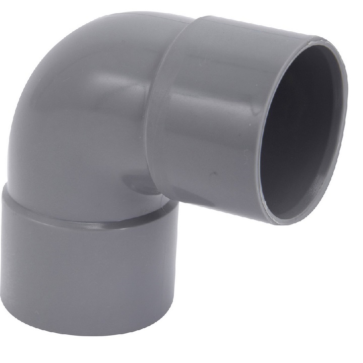 Coude à 90° en PVC, diamètre 100 mm