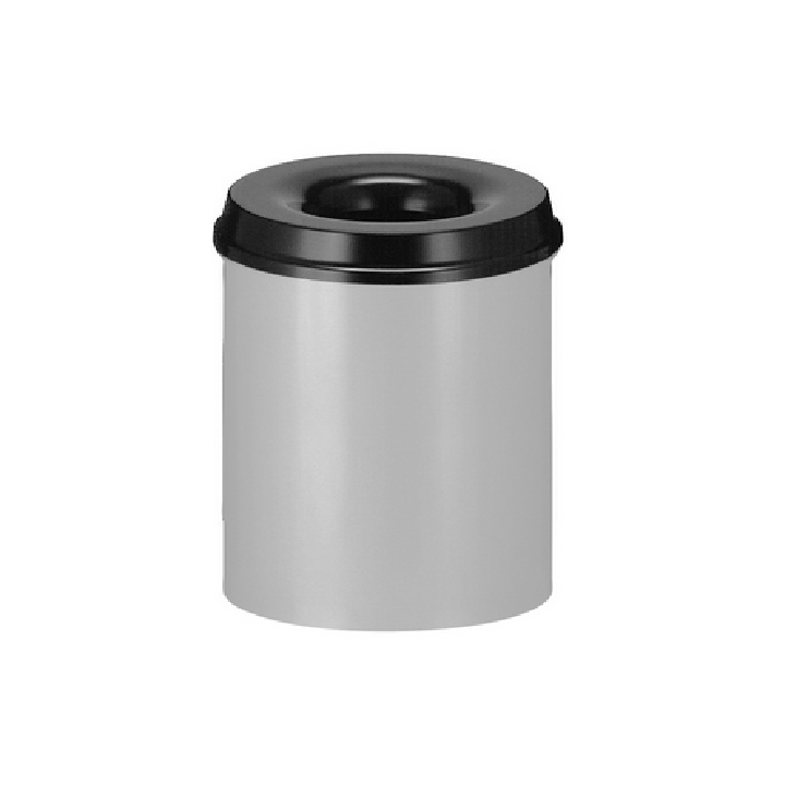 Poubelle de sécurité - 30 L - Metal/noir