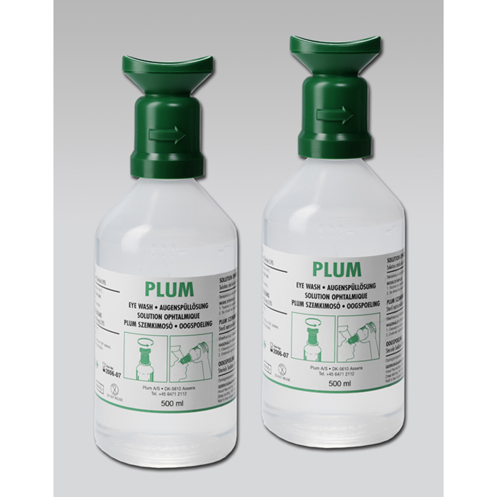 2 flacons de rechange de 500 ml pour les yeux
