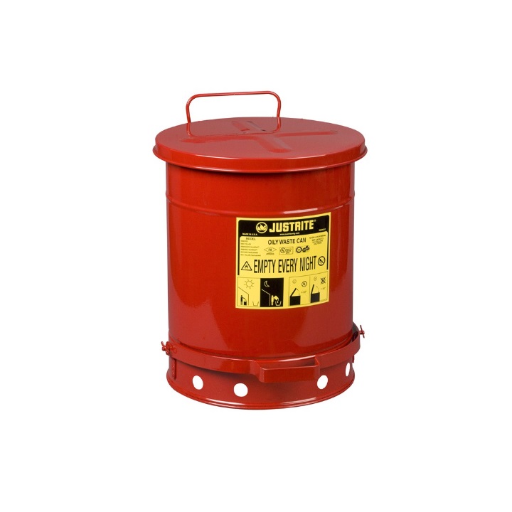 Poubelle anti-feu à pédale - 34L