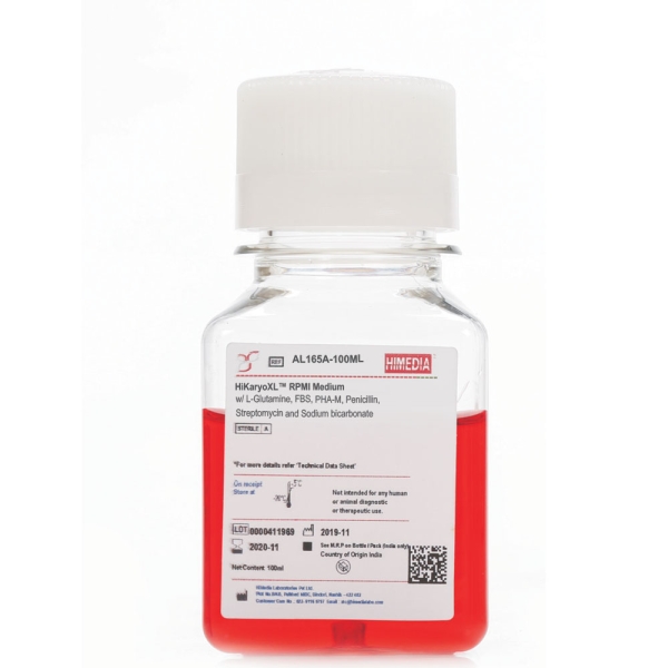 HiKaryoXL™ RPMI Medium with L-Glutamine, FBS, PHA-M, Penicillin, Streptomycin and Sodium bicarbonate 