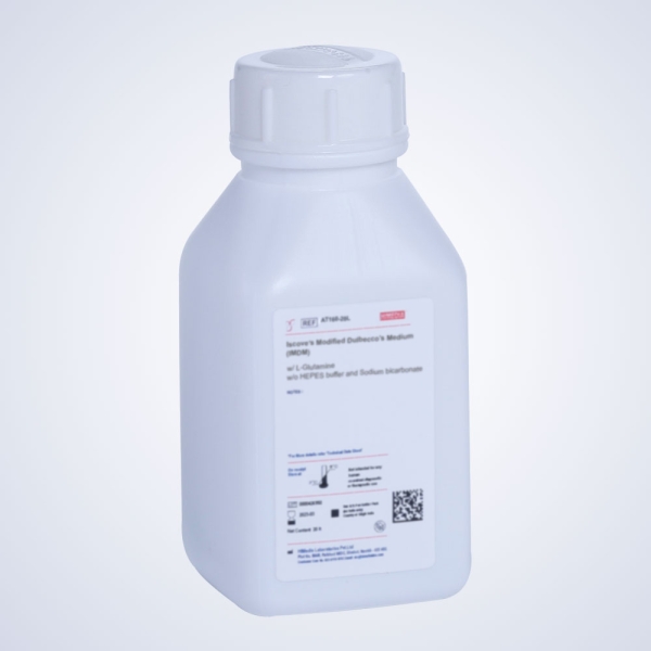 Iscove's Modified Dulbecco's Medium (IMDM) without L-Glutamine, HEPES, Sodium bicarbonate and Phenol red