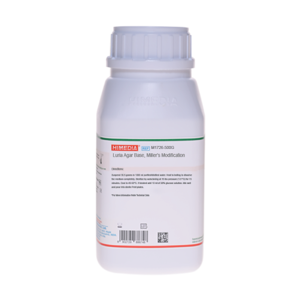 Luria Agar Base, Millers Modification - 500G