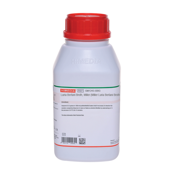 Luria Bertani Broth, Miller, Granulated (Miller Luria Bertani Broth, Granulated) - 500G