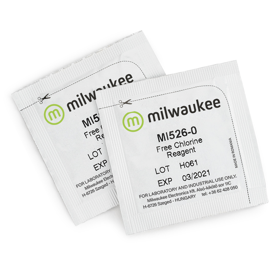 Milwaukee Réactif en Poudre pour le Chlore Libre MI526-25
