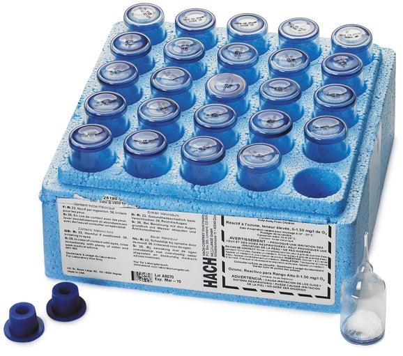 Accuvac ozone, 0,01-1,5 mg/L O 3, 25 tests