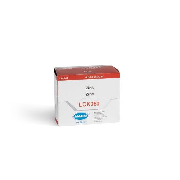 Test en cuve pour zinc, 0,2-6,0 mg/l Zn, 24 tests