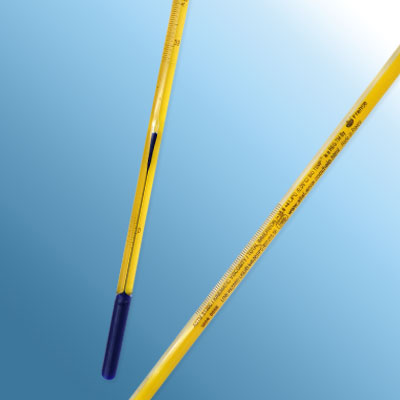 Thermomètre ASTM E2251 S120C/ IP 92C +38.6+41.4 : 0.05°C - liquide Bleu