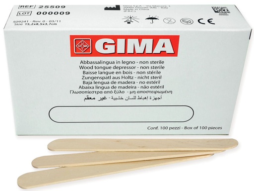 WOOD TONGUE DEPRESSORS - not sterile 