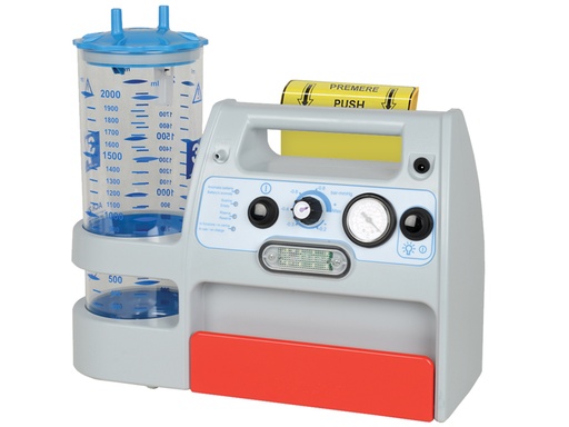 [28278] Aspirateur mini Aspeed Evo à batterie - 2 L avec support pour ambulance