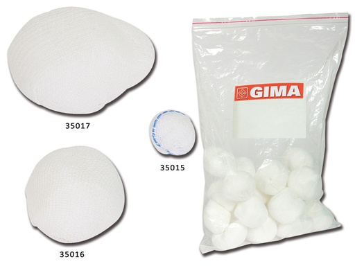 Balles de gaze rondes coton - boite de 1000