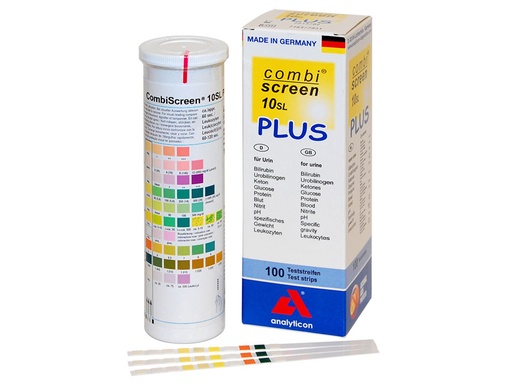 [24061] Bandelettes urinaires Combi Screen 10SL Plus - 10 paramètres