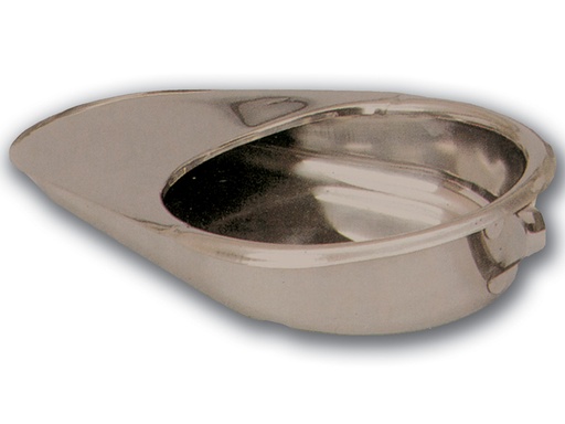 [26590] BASSIN INOX TYPE FRACTURE 418x292x85 mm avec anneau