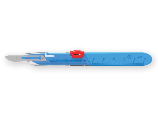 Bistouris de sécurité avec écran protectif stériles, boite de 10