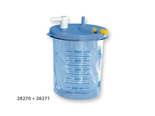 [28270] Bouteille 1 L sans couvercle pour récipient jetable