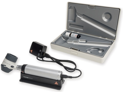 [31161] DERMATOSCOPE À LED 3,5V Li-Ion HEINE DELTA 20 T USB+TR pour immers.+polarisat.