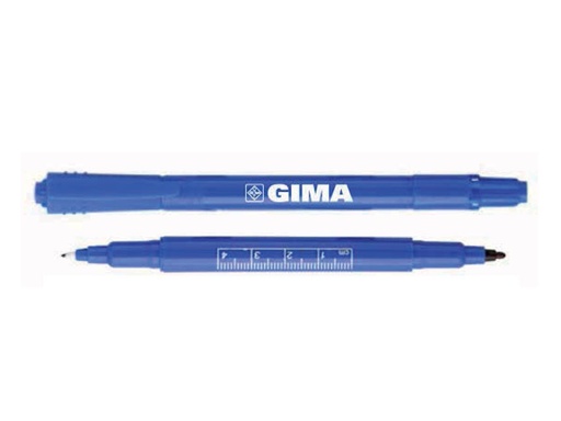 [33179] FEUTRES CUTANÉS GIMA double pointe - boîte de 10
