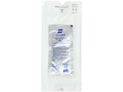 [33269] GEL STÉRILE POUR ULTRASONS - sachet - 20 ml - transparent - boîte de 48