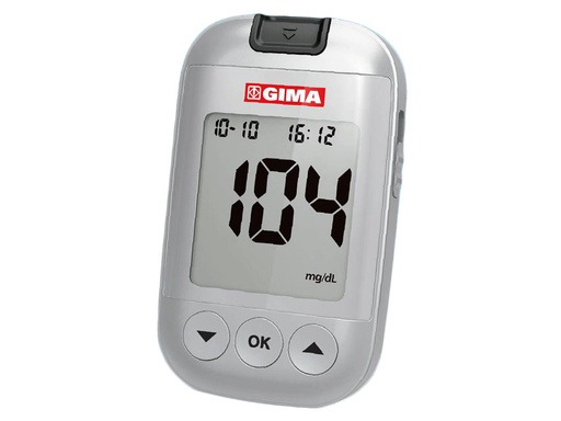 [24108] GLUCOMÈTRE GIMA mg/dl - mesureur seul - GB, IT, SE, FI