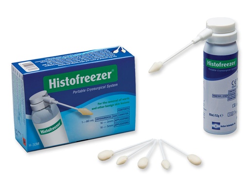 [30585] HISTOFREEZER "P5" MIX MINI - flacon 80 ml + 16 applicateurs 2 mm, 16 applicateurs 5 mm