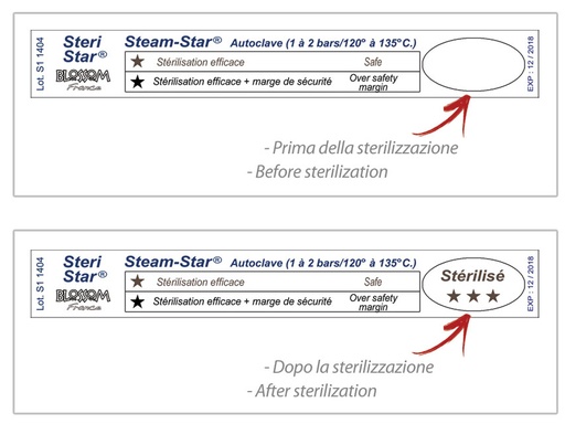 [35849] INDICATEUR «STEAM STAR» - autoclave