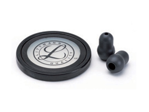 [51470] KIT LITTMANN 40011: DIAPHRAGME+ BAGUE+EMBOUTS pour Cardiology - noir - blister