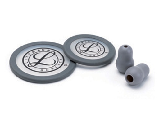 [51483] KIT LITTMANN 40017: 2 DIAPHRAGMES+ BAGUE+EMBOUTS pour Classic III, Cardiology IV - gris blister