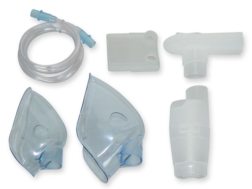 [28138] KIT NÉBULISEUR (2 masques, tube, ampoule, embout nasal et buccal) pour Eolo, Corsia