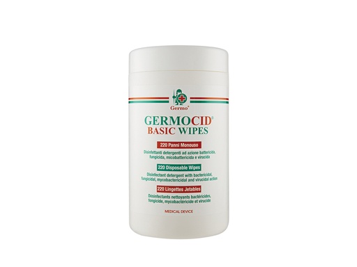 [36669] LINGETTES GERMOCID BASIC - alcool 60% - tube - tube de 220